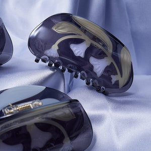 
                  
                    Load image into Gallery viewer, Moonflower Vine Women&amp;#39;s Acetate Hair Claw Accessory
                  
                