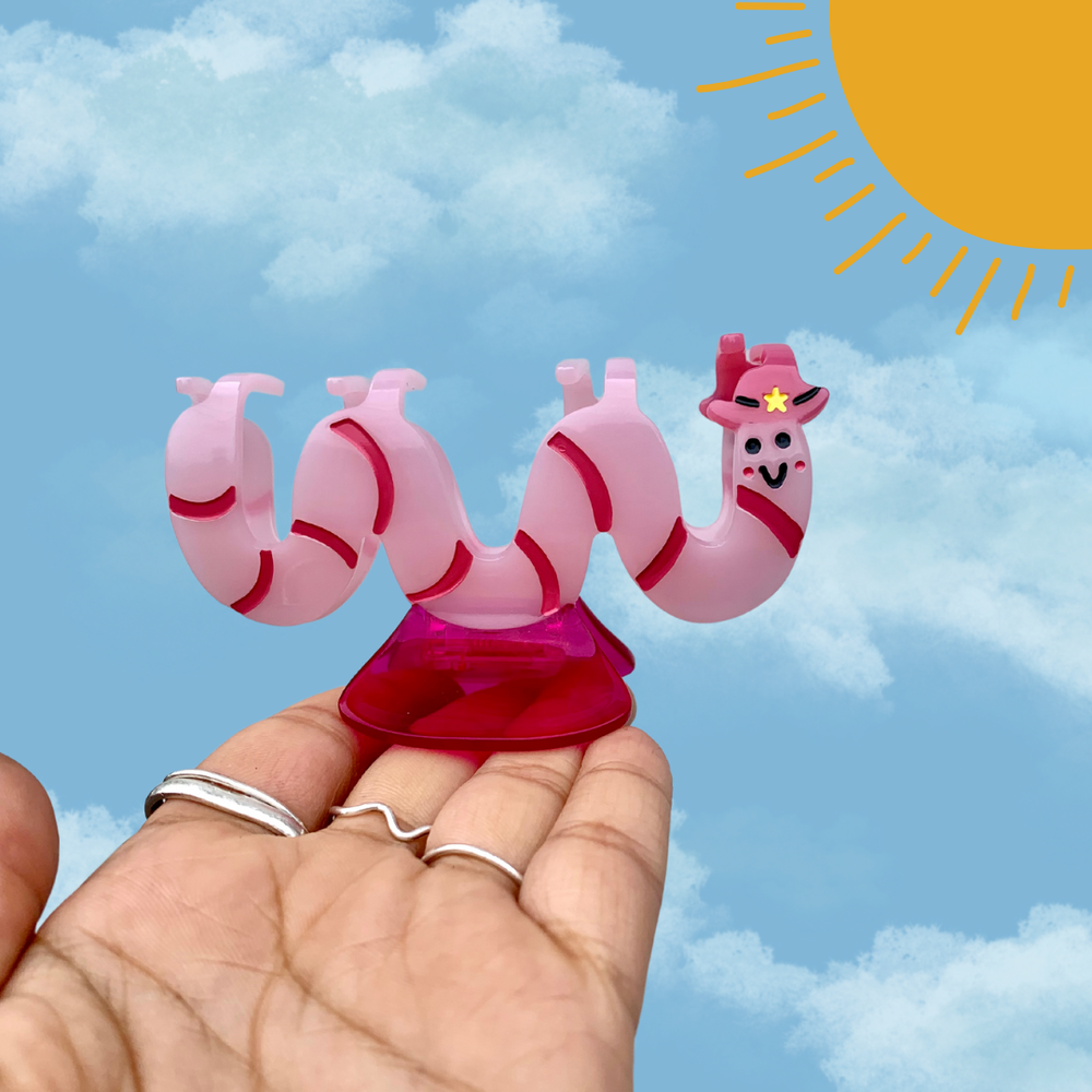 
                  
                    Load image into Gallery viewer, Not Picasso - Cowboy Worm Hair Claw
                  
                