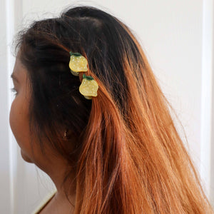 
                  
                    Load image into Gallery viewer, Micro Fruit and Flowers Hair Claw Clip Set
                  
                