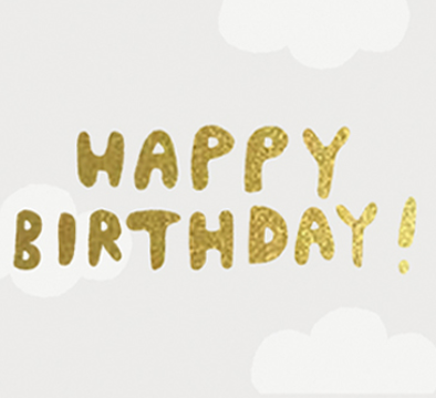 
                  
                    Load image into Gallery viewer, GOLD BALLOON - Birthday Card
                  
                