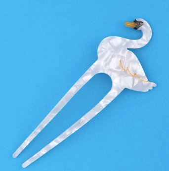 
                  
                    Load image into Gallery viewer, Swan Hair Stick
                  
                